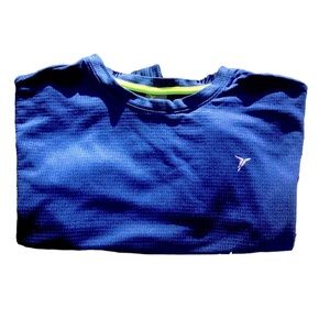 Old Navy Active | Long-Sleeve Go-Dry Boys Navy Blue Shirt